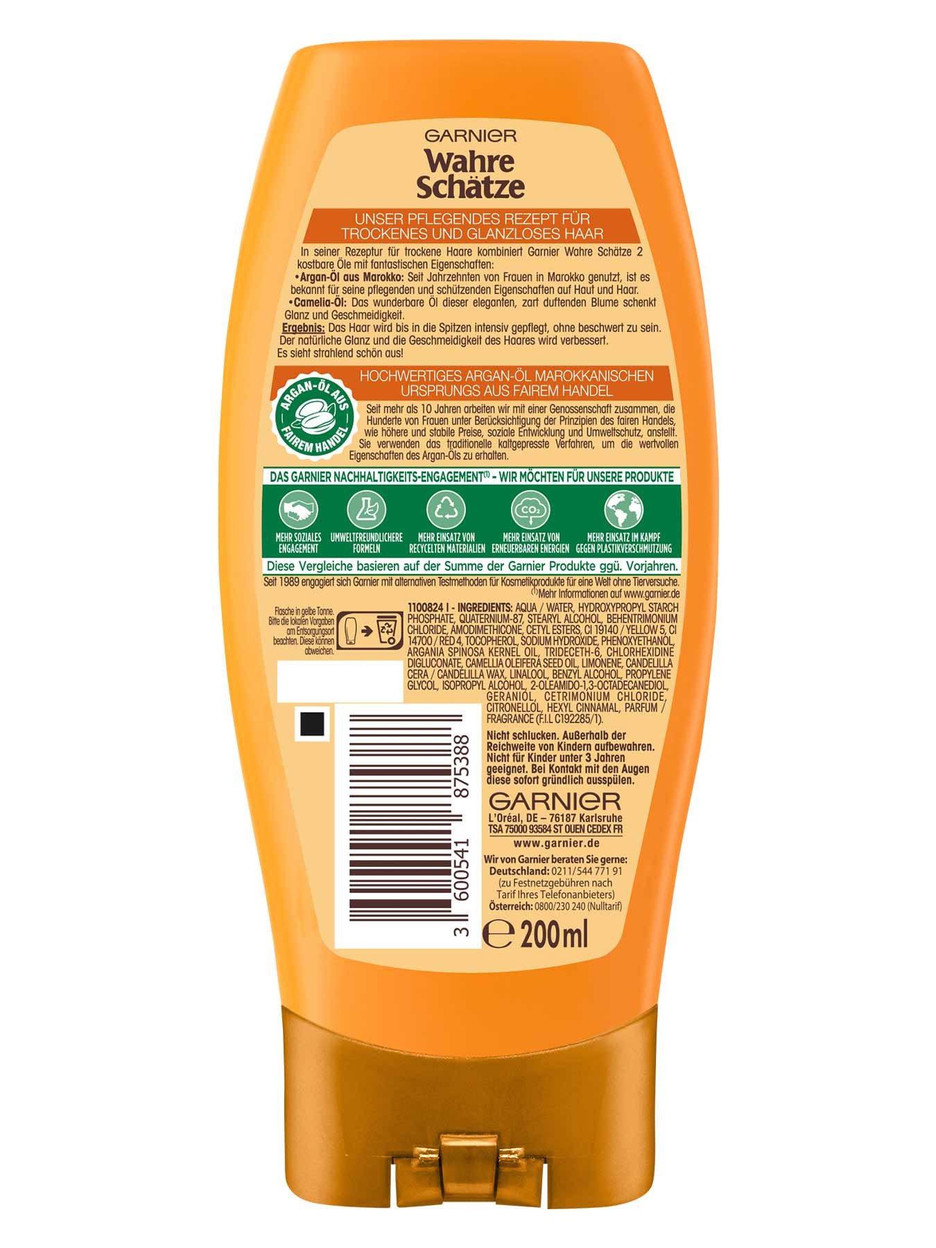 Wahre Schätze Argan & Camelia-Öl Spülung